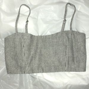 Brandy Melville Striped Crop Cami Top